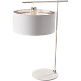 Elstead Lighting Elstead Balance Namizna svetilka z 1 lučjo, bela, polirani nikelj, E27, (22099501) | Shoptok.si