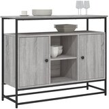  Komoda siva boja hrasta 100x35x80 cm od konstruiranog drva | Eponuda.ba