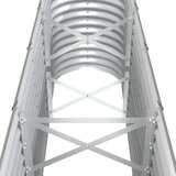  Povišena vrtna gredica od pocinčanog čelika 332 x 40 x 68 cm sivi | shoptok.hr
