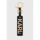 Karl Lagerfeld Obesek za ključe črna barva