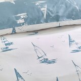 Catherine Lansfield Modra enojna posteljnina 135x200 cm Salcombe Boats – | Shoptok.si
