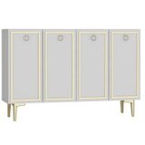 Hanah home komoda wolly KM120 white gold | ePonuda.com