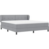 Krevet s opruga kutije Svjetlosiva 180 x 200 cm tkanina | Eponuda.com
