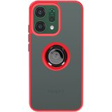 AVIZAR Ovitek za Oppo Reno 14 z obročem in magnetnim držalom, Rdeča, (5000274185) | Shoptok.si