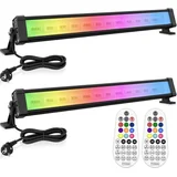 2x 42 W RGB LED reflektor z daljinskim upravljalnikom