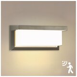  Brilagi-LED Spoljašnje zidno svetlo sa senzorom BRICKY LED/12W/230V, sivo, IP54 | Eponuda.com