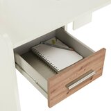 Modern Living Pisalna Miza Young, Bela, Barva Hrasta | Shoptok.si