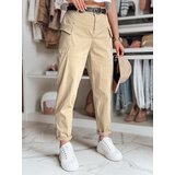 DStreet Spodnie damskie baggy GOTRENDI ciemnobeżowe | Shoptok.si