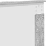  Uzglavlje s uzglavljem Betonski sivi 140 cm Konstruirano drvo | shoptok.hr