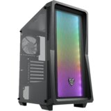 FSP "ATX CMT212A Mid Tower/Tempered Glass side panel/2xUSB3.0/USB2.0/HD Audio/4x120mm fan/Black" Cijene