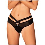 Obsessive Brasica - hlačke z naramnicami (črne) | Shoptok.si