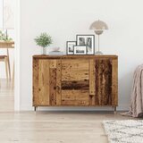  Stranska omara z vrati in predali Staro les 101,5x35x70 cm | Shoptok.si