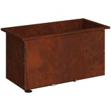  Vrtna posuda za sadnju s LED svjetlom Rđa 40 x 80 x 40 cm | shoptok.hr