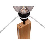 Tri O Črna/naravna stoječa svetilka s tekstilnim senčnikom (višina 150 cm) Rahul – | Shoptok.si