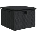  7-dijelni set vrtnih sofa od poliratana s jastucima crni Crna 70 x 62.5 x 69 cm | shoptok.hr