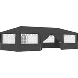 vidaXL Profesionalni šator za zabave 4 x 9 m antracit 90 g/m² | shoptok.hr