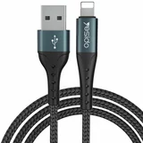 Yesido - Podatkovni kabel (CA-62) - USB na Lightning, 2,4 A, 1,2 m - crni