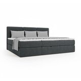 MID.YOU DRUŽINSKA POSTELJA 270 cm x 200 cm , les, tekstil, leseni material antracit | Shoptok.si