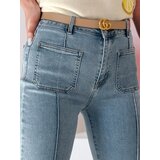 DStreet Spodnie damskie jeansowe dzwony MODAREZ niebieskie | Shoptok.si
