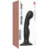 Strap-On-Me P&G M - ukrivljen dildo z nogami (črn) Cene