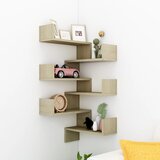 Maison Chic 2 kosi Stenske kotne police - Stenske Police - Viseče police sonoma hrast 40x40x50 cm inž. les, (21793776) | Shoptok.si