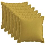  Presvlaka za jastuk 6 pcs HOUTEN Svijetlo zelena 45 x 45 cm - Svijetlo zelena 45 x 45 cm 6 | shoptok.hr
