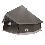 Tipi šator Smeđa siva 300 x 300 x 200 cm Poliester i čelik | shoptok.hr