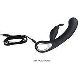 Pretty Love Rabbit vibrator Webb, črn | Shoptok.si