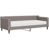  Dnevni krevet s madracem smeđesivi 80 x 200 cm od tkanine | shoptok.hr