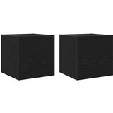  Ormar za TV montiran na zid 2 pcs Crni hrast 30,5 x 30 x 30 cm | Eponuda.ba