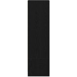 vidaXL Visoka ploča crni hrast 29,5x34x119,5 cm izrađeno drvo | shoptok.hr