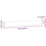  Rubovi za travnjak 10 kom crni 10x103 cm hladno valjani čelik | shoptok.hr