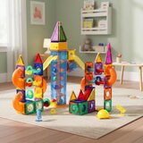  Magnetni set građevinski blokovi TUNEL, Marble Run - 134 dijelova | shoptok.hr