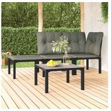  Vrtni stolić za kavu sivi 55 x 55 x 31 cm DPC i čelik | shoptok.hr