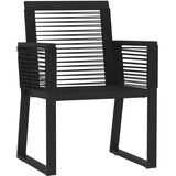  5-dijelni vrtni blagovaonski set crni | shoptok.hr