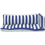  Jastučić za van 3 pcs Plava i bijela 103 x 58 x 10 cm Tkanina | shoptok.hr