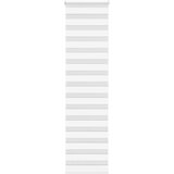 vidaXL Zebra senčilo bela 65x200 cm tkanina širina 60,9cm poliester | Shoptok.si