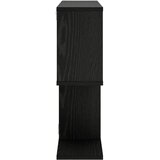  Zidna polica Crni hrast 72 x 17 x 55.5 cm prerađeno drvo - Crni hrast 2 odjeljka | shoptok.hr