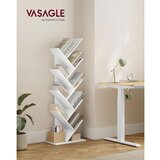 Vasagle Knjižna omara v obliki drevesa bela | Shoptok.si