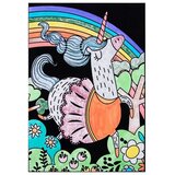 Tooky_Toy tookyland: komplet za barvanje s plišem - samorog, 30x25 cm | Shoptok.si