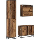  Set namještaja za kupaonicu 3 kom. Staro drvo 90 x 33 x 60 cm | shoptok.hr