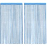  Nižaste zavjese 2 kom svijetloplave 140x250 cm | shoptok.hr