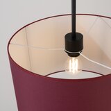 Sollux SL.1852 - Visilica na sajli NEVIA 1xE27/15W/230V prečnik 40 cm crvena | Eponuda.com