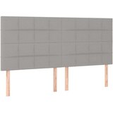  Box spring postelja z vzmetnico LED sv. siva 180x200 cm blago, (20789740) | Shoptok.si