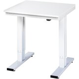 RAU Delovna miza, električno nastavljiva po višini, melaminska ESD-plošča, nosilnost 300 kg, ŠxG 750 x 800 mm | Shoptok.si