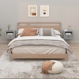 vidaXL Zidni noćni ormarići 2 kom Boja sivog hrasta sonome 50x36x40 cm Cijene
