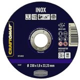 CRAFTOMAT Rezni disk INOXA60TBF (Prikladno za: Plemeniti čelik, Promjer rezne ploče: 230 mm, Debljina plohe: 1,9 mm) | shoptok.hr