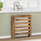 vidaXL Pokrov za radiator hrast 78x20x82 cm inženirski les cene