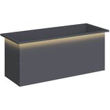  Vrtna posuda za sadnju s LED svjetlom Antracit 40 x 100 x 40 cm | shoptok.hr
