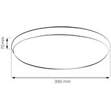  LED plafonsko svetlo LIBRA LED/24W/230V 4000K, prečnik 39 cm, zlatno | Eponuda.com